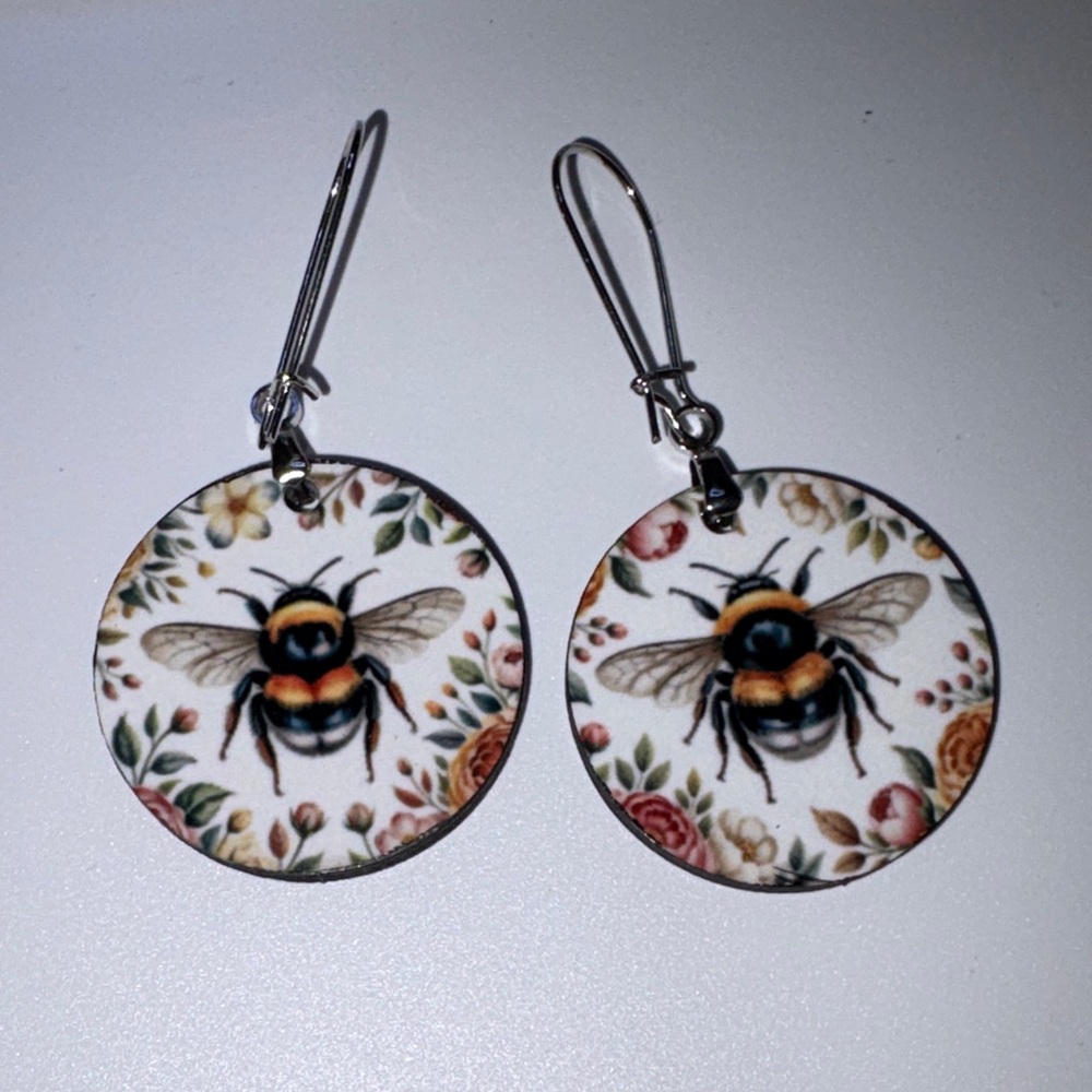 Bumblebee earrings